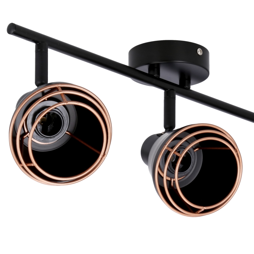 Spotlámpa NERIA 3xE14/40W/230V fekete/réz