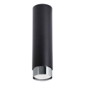 Spotlámpa NERO 1xGU10/10W/230V 22,5 cm fekete/fényezett króm