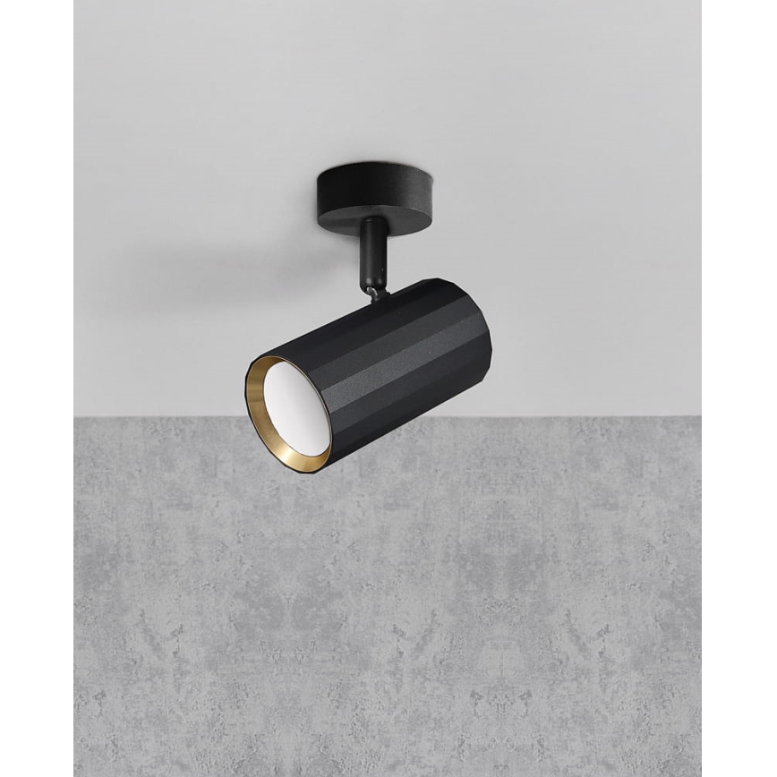 Spotlámpa NICEA 1xGU10/10W/230V fekete