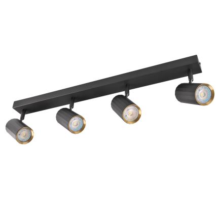 spotlámpa NICEA 4xGU10/10W/230V fekete