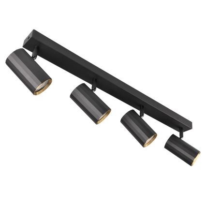 spotlámpa NICEA 4xGU10/10W/230V fekete