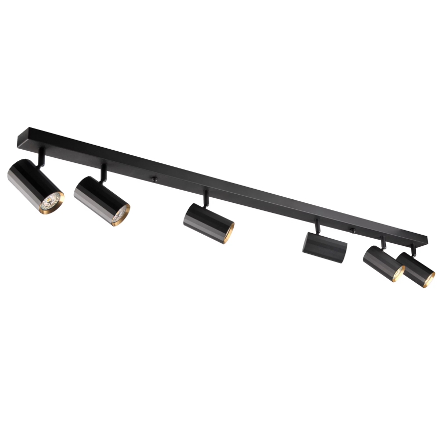 spotlámpa NICEA 6xGU10/10W/230V fekete