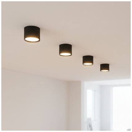 Spotlámpa OH12S 1xGX53/35W/230V 5 cm fekete