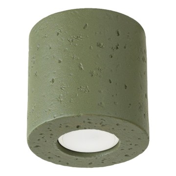 Spotlámpa ORBIS 1xGU10/10W/230V beton/zöld