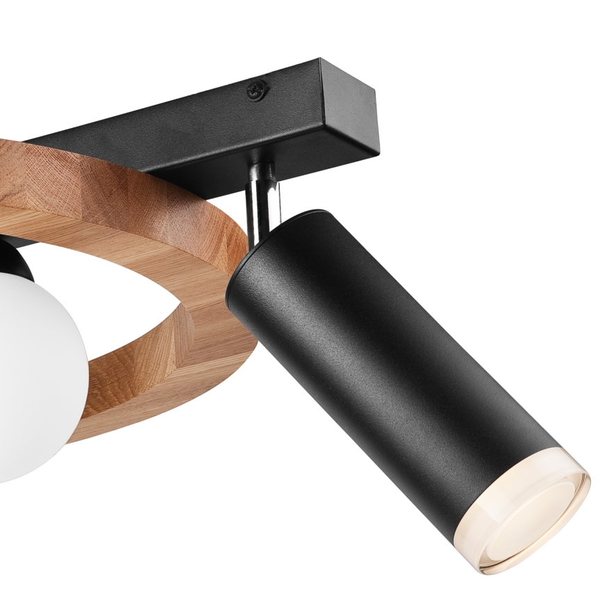 Spotlámpa OTIS 3xG9/5W/230V + 1xE27/15W/230V tölgy