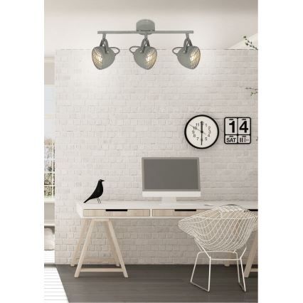 Spotlámpa PENT 3xGU10/50W/230V