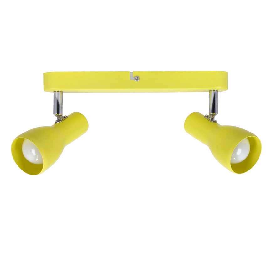 Spotlámpa PICARDO 2xE14/40W/230V sárga