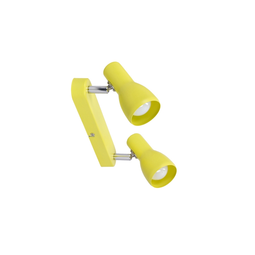 Spotlámpa PICARDO 2xE14/40W/230V sárga