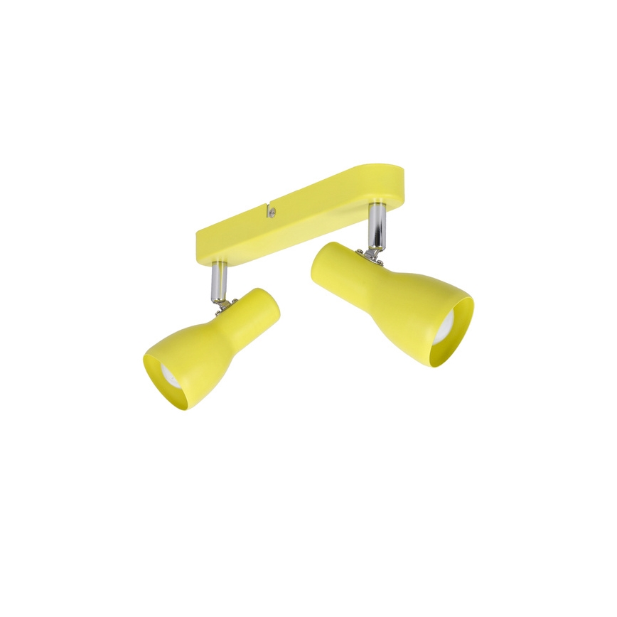 Spotlámpa PICARDO 2xE14/40W/230V sárga