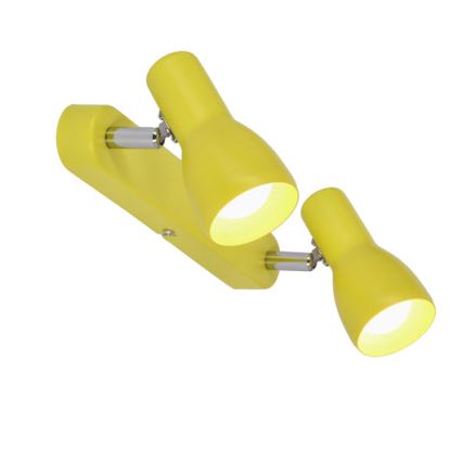 Spotlámpa PICARDO 2xE14/40W/230V sárga