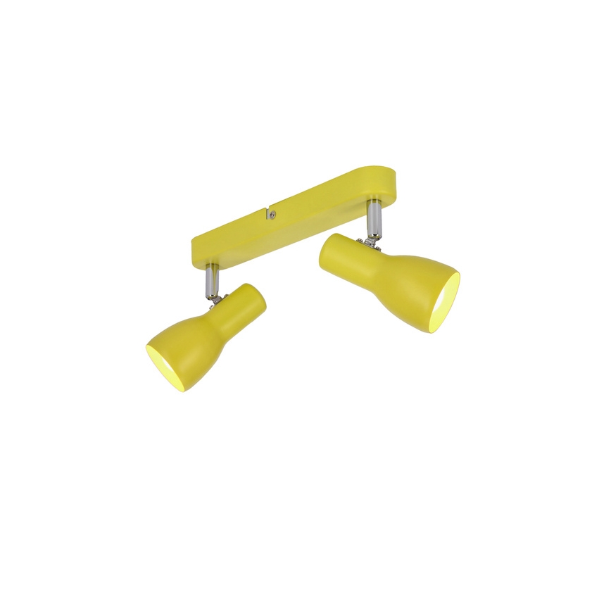Spotlámpa PICARDO 2xE14/40W/230V sárga