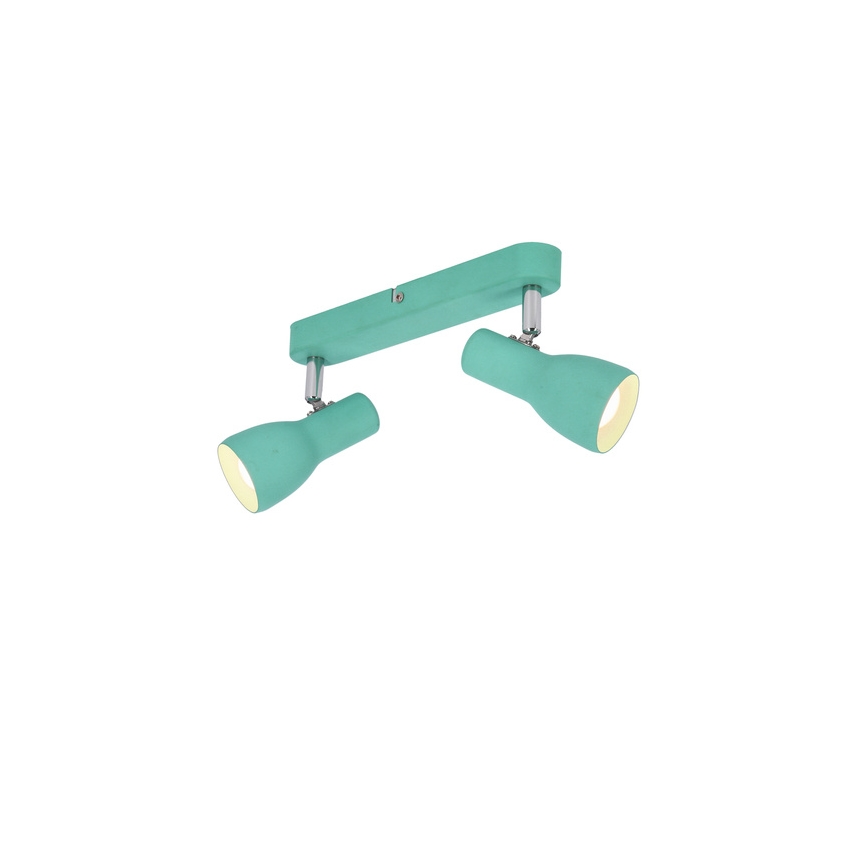 Spotlámpa PICARDO 2xE14/40W/230V türkiz