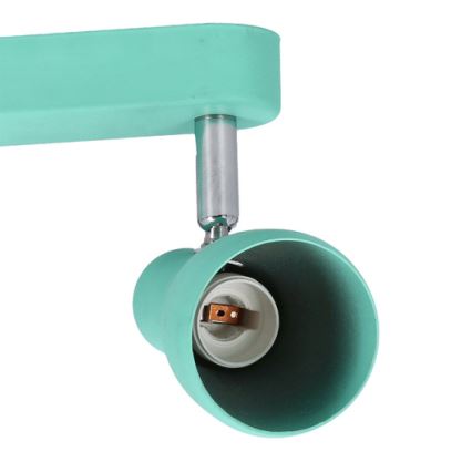 Spotlámpa PICARDO 2xE14/40W/230V türkiz