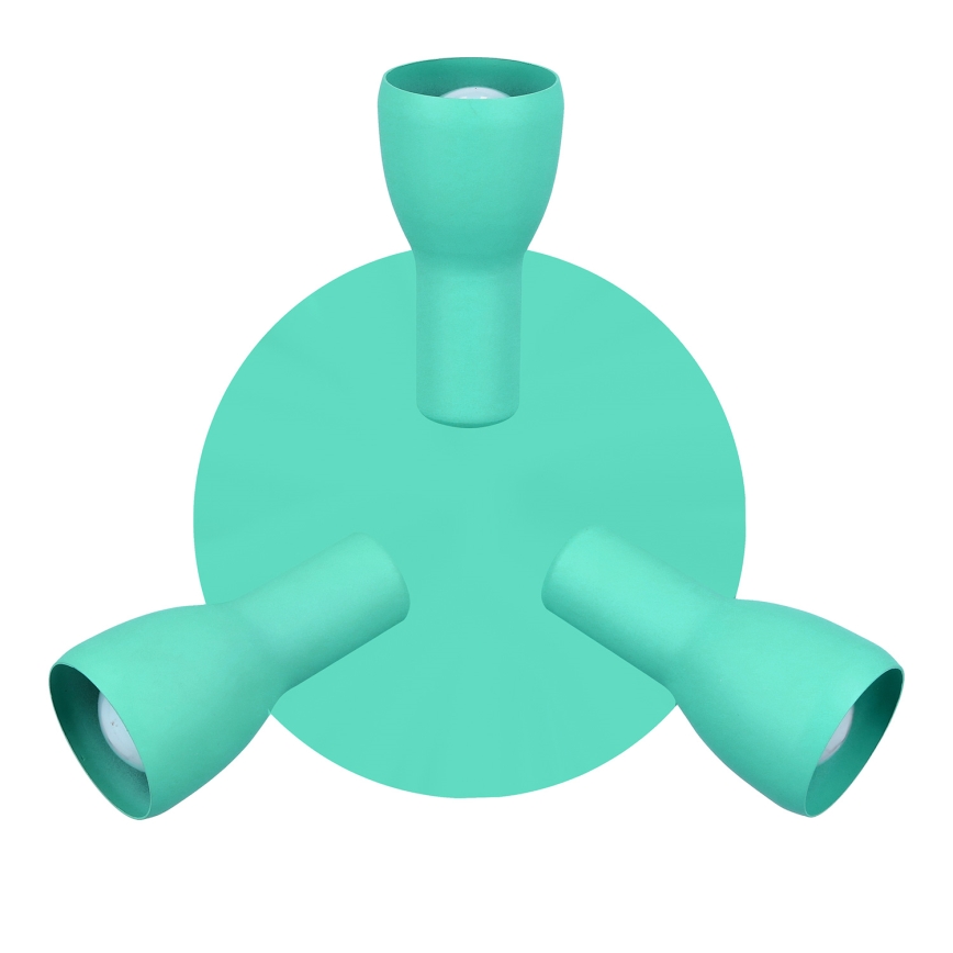 Spotlámpa PICARDO 3xE14/40W/230V türkiz