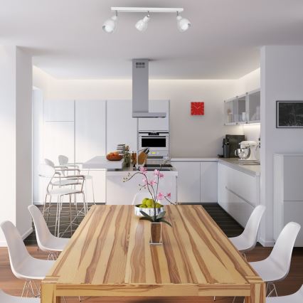 Spotlámpa PIK 3xE27/60W/230V fehér