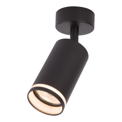 Spotlámpa PIPE 1xGU10/10W/230V fekete