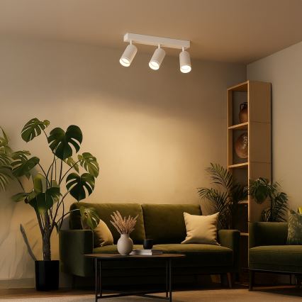 Spotlámpa PIPE 3xGU10/10W/230V fehér