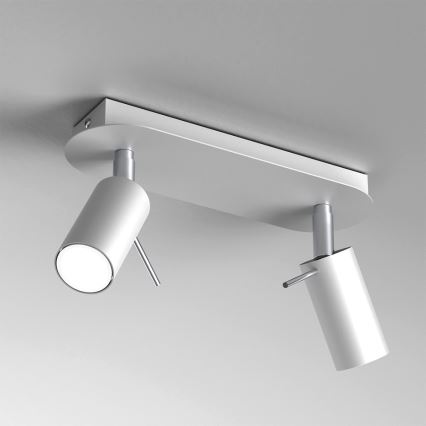 Spotlámpa PRESTON 2xGU10/40W/230V fehér