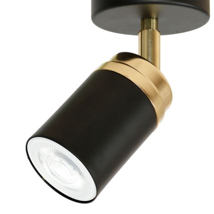 Spotlámpa RENO 1xGU10/8W/230V fekete/arany