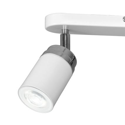 Spotlámpa RENO 2xGU10/8W/230V fehér/fényezett króm