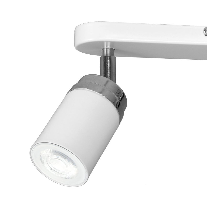 Spotlámpa RENO 2xGU10/8W/230V fehér/fényezett króm