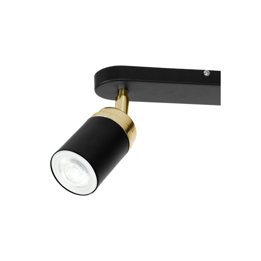 Spotlámpa RENO 2xGU10/8W/230V fekete/arany