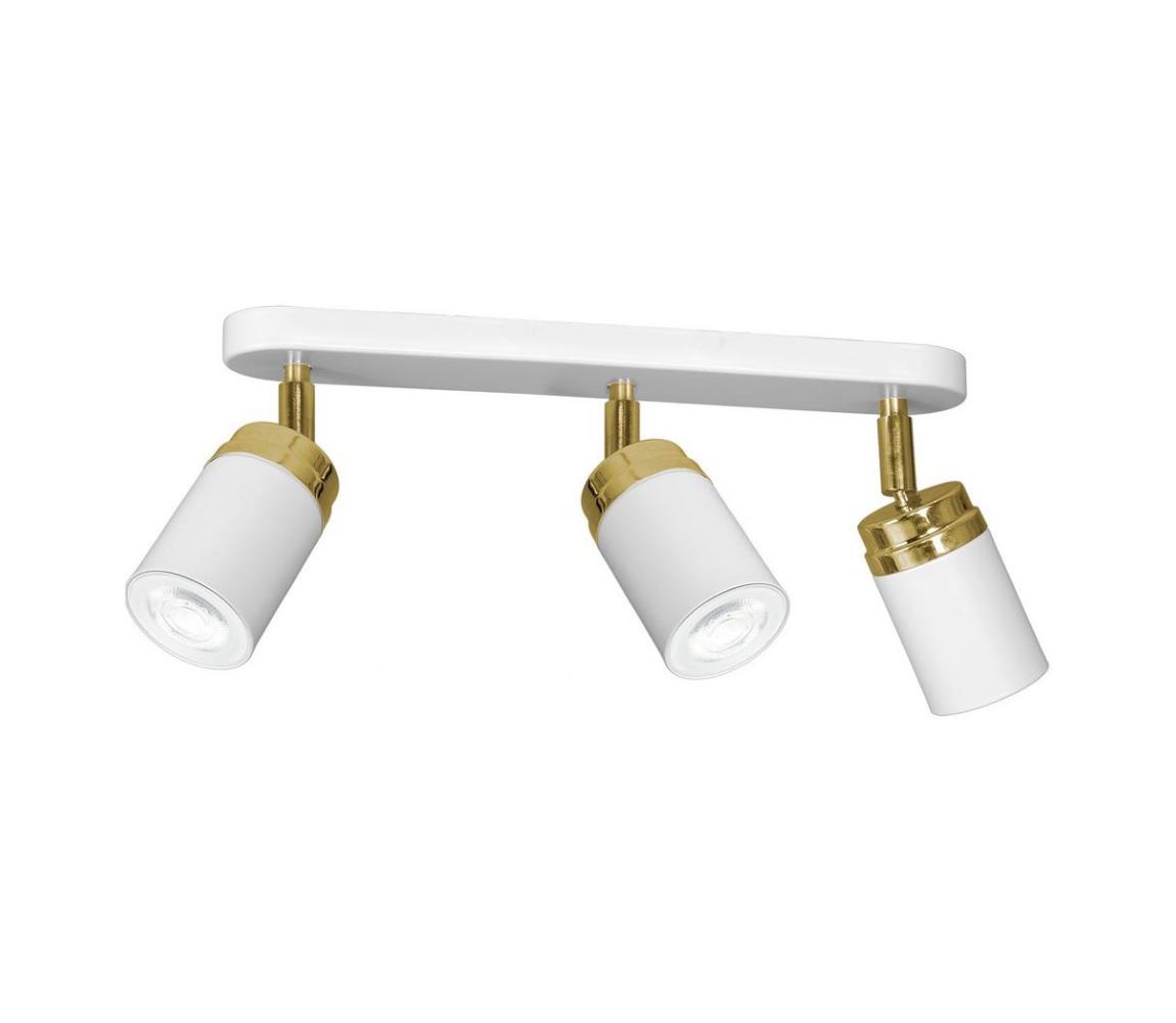 Spotlámpa RENO 3xGU10/8W/230V fehér/arany 5156