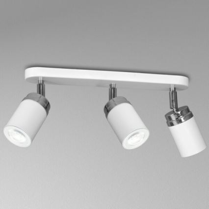 Spotlámpa RENO 3xGU10/8W/230V fehér/fényezett króm
