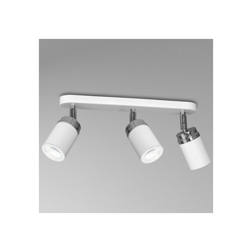 Spotlámpa RENO 3xGU10/8W/230V fehér/fényezett króm