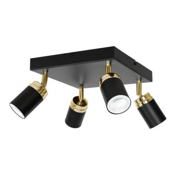 Spotlámpa RENO 4xGU10/8W/230V fekete/arany