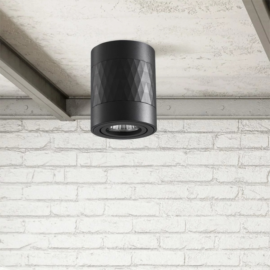 Spotlámpa RUBIN 1xGU10/10W/230V fekete