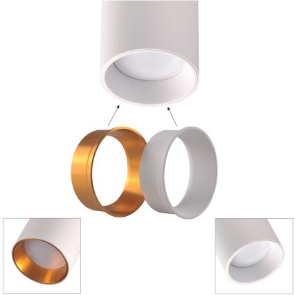 Spotlámpa sínrendszerhez MARIBEL 3xGU10/10W/230V +1 m sín rendszer fehér