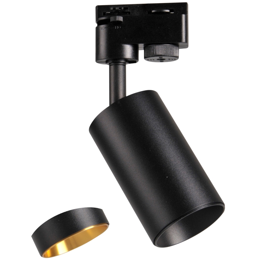 Spotlámpa sínrendszerhez MARIBEL 3xGU10/10W/230V +1 m sín rendszer fekete