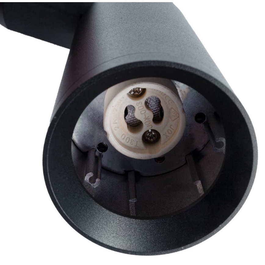 Spotlámpa sínrendszerhez MICA 1xGU10/25W/230V 3 fázisú fekete