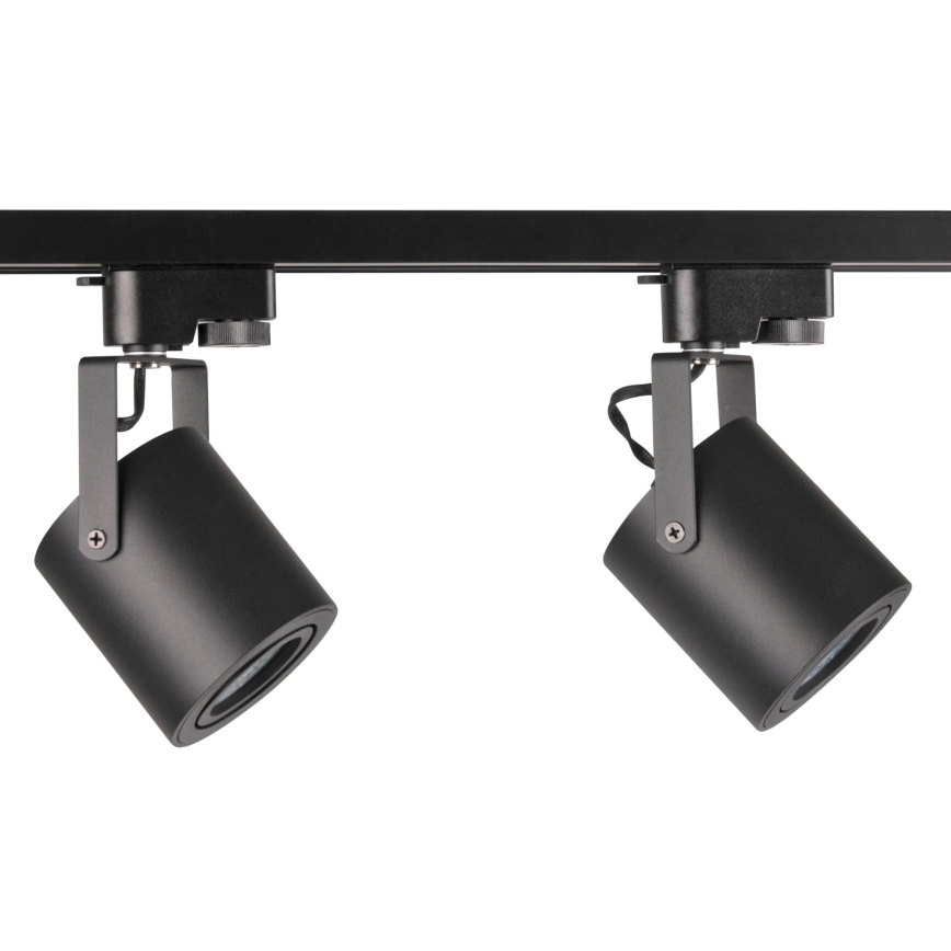 Spotlámpa sínrendszerhez MINOR 3xGU10/10W/230V + 1 m sín rendszer fekete