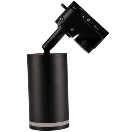 Spotlámpa sínrendszerhez PÁRIZS 6xGU10/10W/230V + 2x1 m sín rendszer fekete