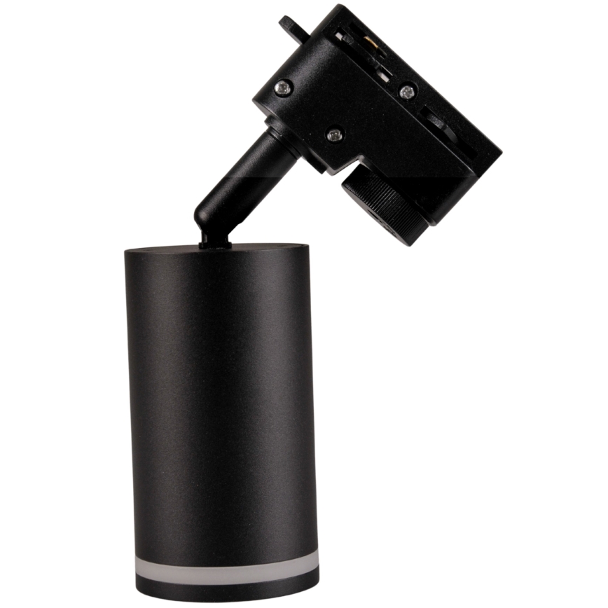 Spotlámpa sínrendszerhez PÁRIZS 6xGU10/10W/230V + 2x1 m sín rendszer fekete