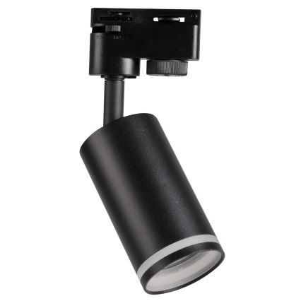 Spotlámpa sínrendszerhez PÁRIZS 6xGU10/10W/230V + 2x1 m sín rendszer fekete