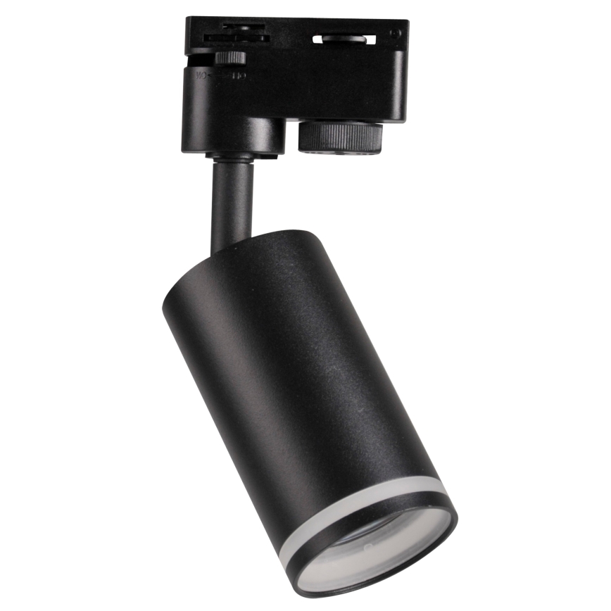 Spotlámpa sínrendszerhez PÁRIZS 6xGU10/10W/230V + 2x1 m sín rendszer fekete