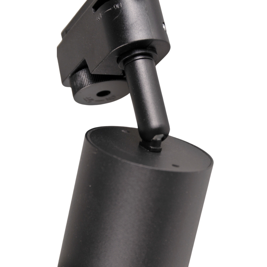 Spotlámpa sínrendszerhez PÁRIZS 6xGU10/10W/230V + 2x1 m sín rendszer fekete