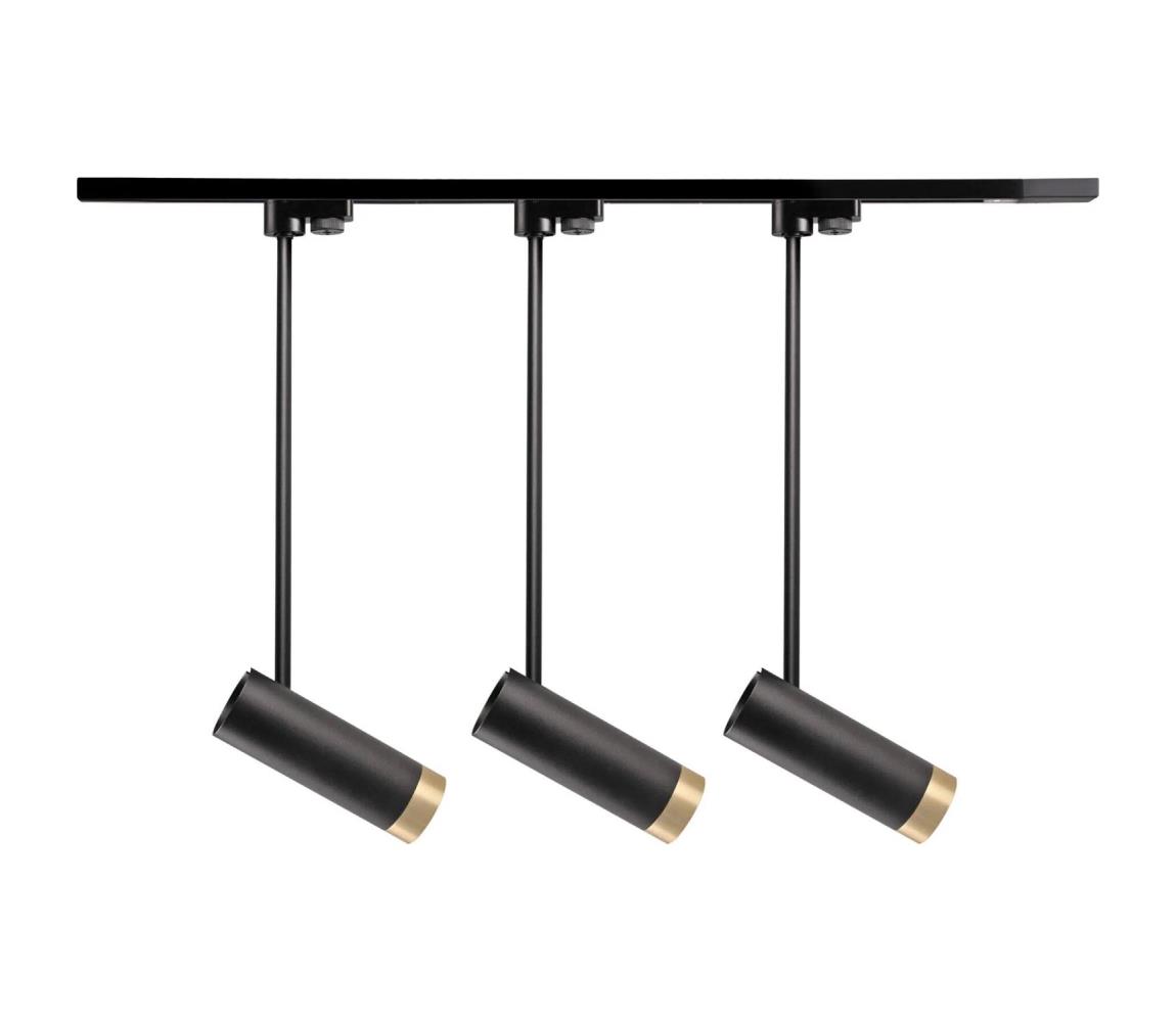 Spotlámpa sínrendszerhez PORTO 3xGU10/10W/230V fekete 326072