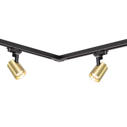 Spotlámpa sínrendszerrel VOLF 4xGU10/10W/230V arany/fekete
