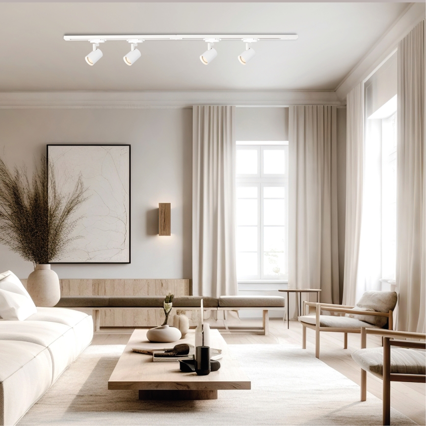 Spotlámpa sínrendszerrel VOLF 4xGU10/10W/230V fehér