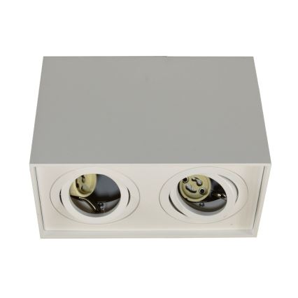 Spotlámpa SIROCO 2xGU10/30W/230V fehér