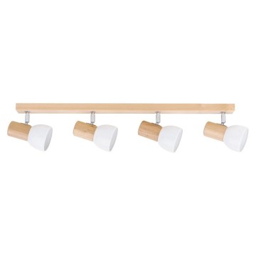 Spotlámpa SVENDA 4xE27/60W/230V Nyírfa