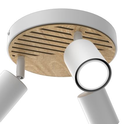 Spotlámpa TERRA 3xGU10/8W/230V fehér/tölgy