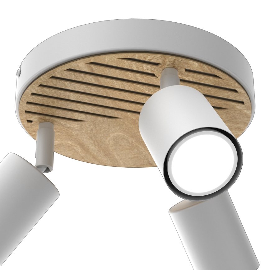 Spotlámpa TERRA 3xGU10/8W/230V fehér/tölgy