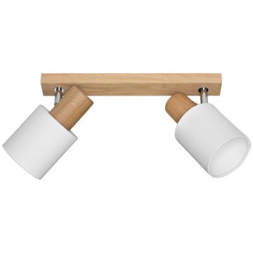 Spotlámpa TREEHOUSE 2xE27/25W/230V tölgy