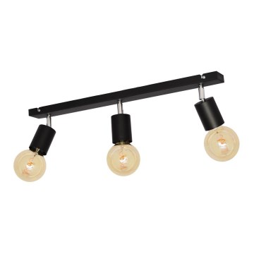 Spotlámpa TUNE 3xE27/20W/230V fekete