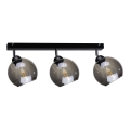 Spotlámpa UNO 3xE27/60W/230V fekete